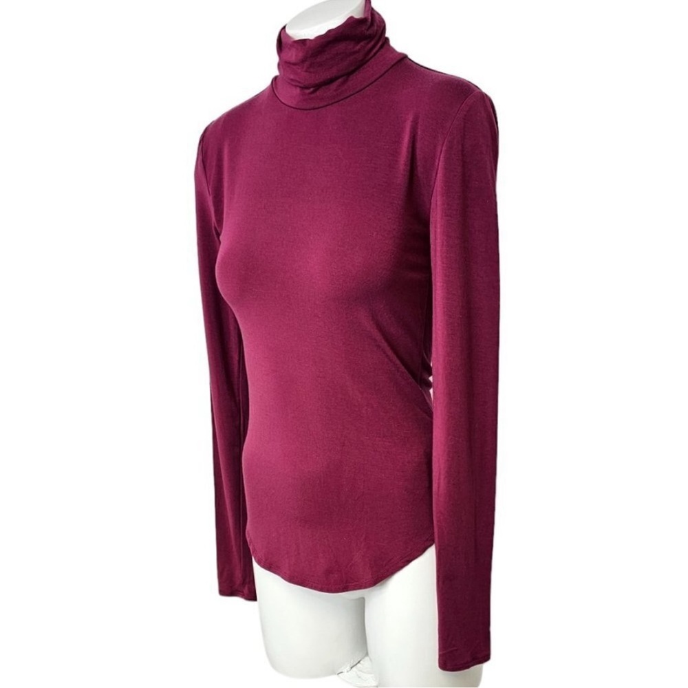Babaton Red Turtleneck Top